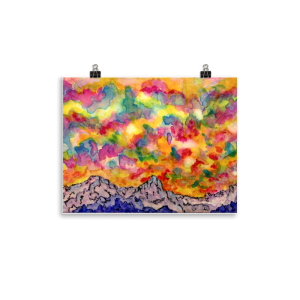 Kaleidoscope Sky Print