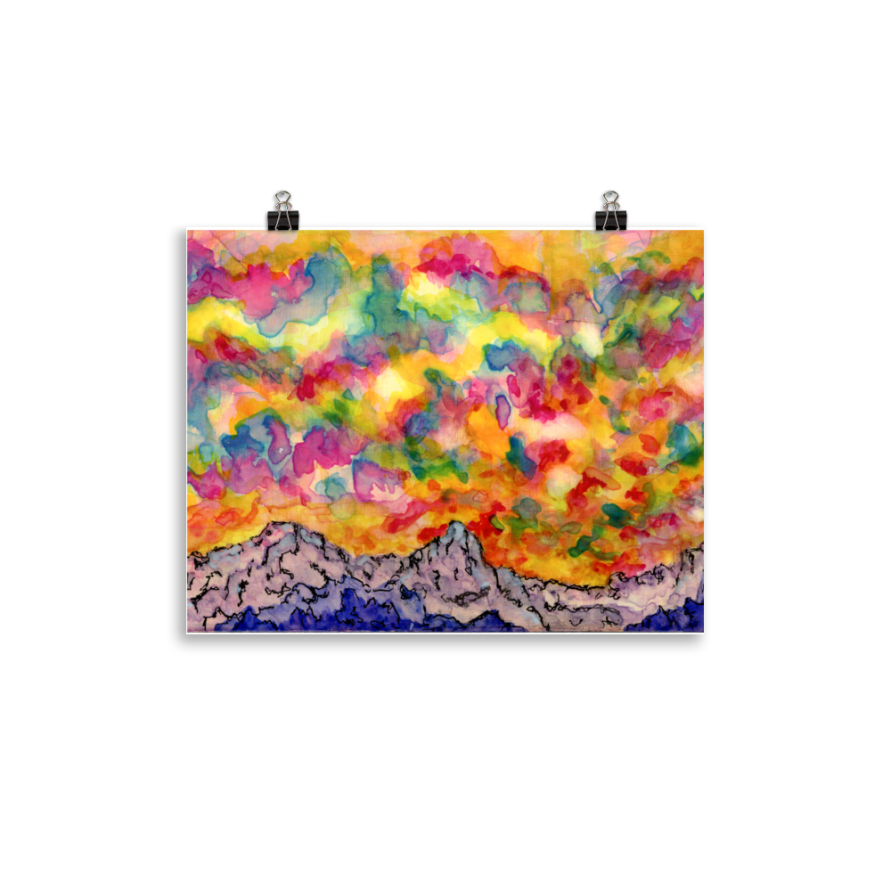 Kaleidoscope Sky Print