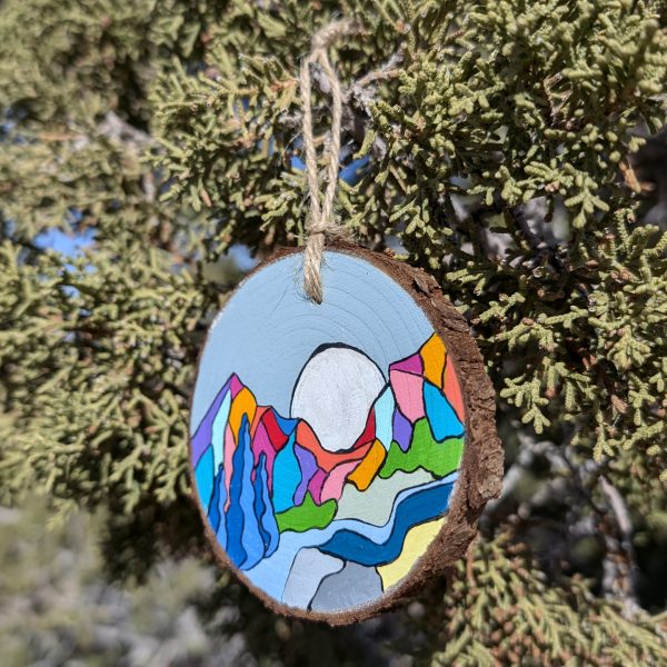 Hand-Painted Wooden Ornament - Image 2