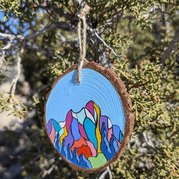 Hand-Painted Wooden Ornament - Image 2