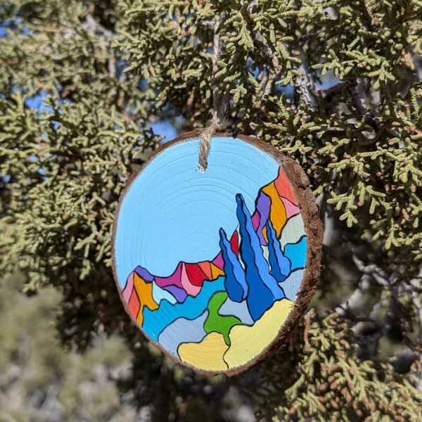 Hand-Painted Wooden Ornament - Image 2