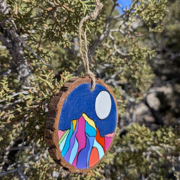 Hand-Painted Wooden Ornament - Image 2