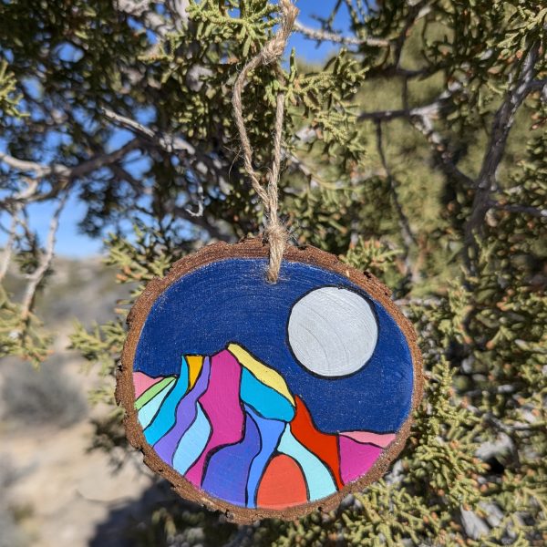 Hand-Painted Wooden Ornament