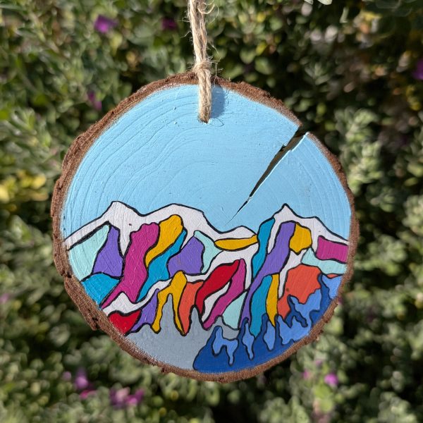 Hand-Painted Wooden Ornament