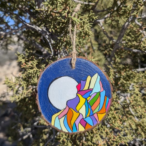 Hand-Painted Wooden Ornament