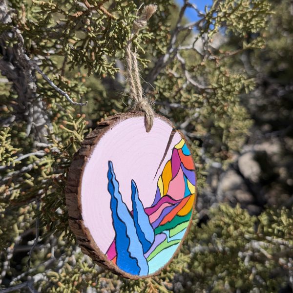 Hand-Painted Wooden Ornament - Image 2