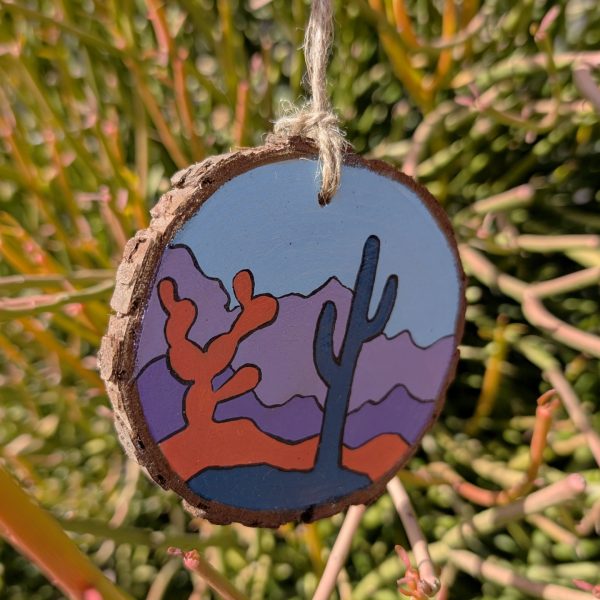 Hand-Painted Wooden Ornament - Image 2