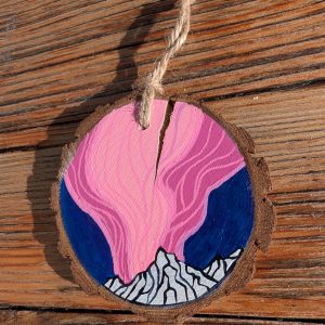 Hand-Painted Wooden Ornament