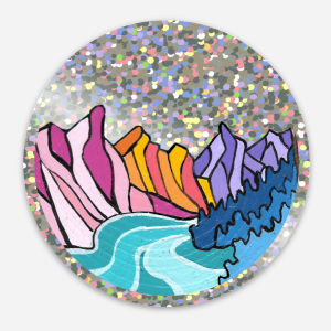 Razzle Dazzle Mountain Sticker