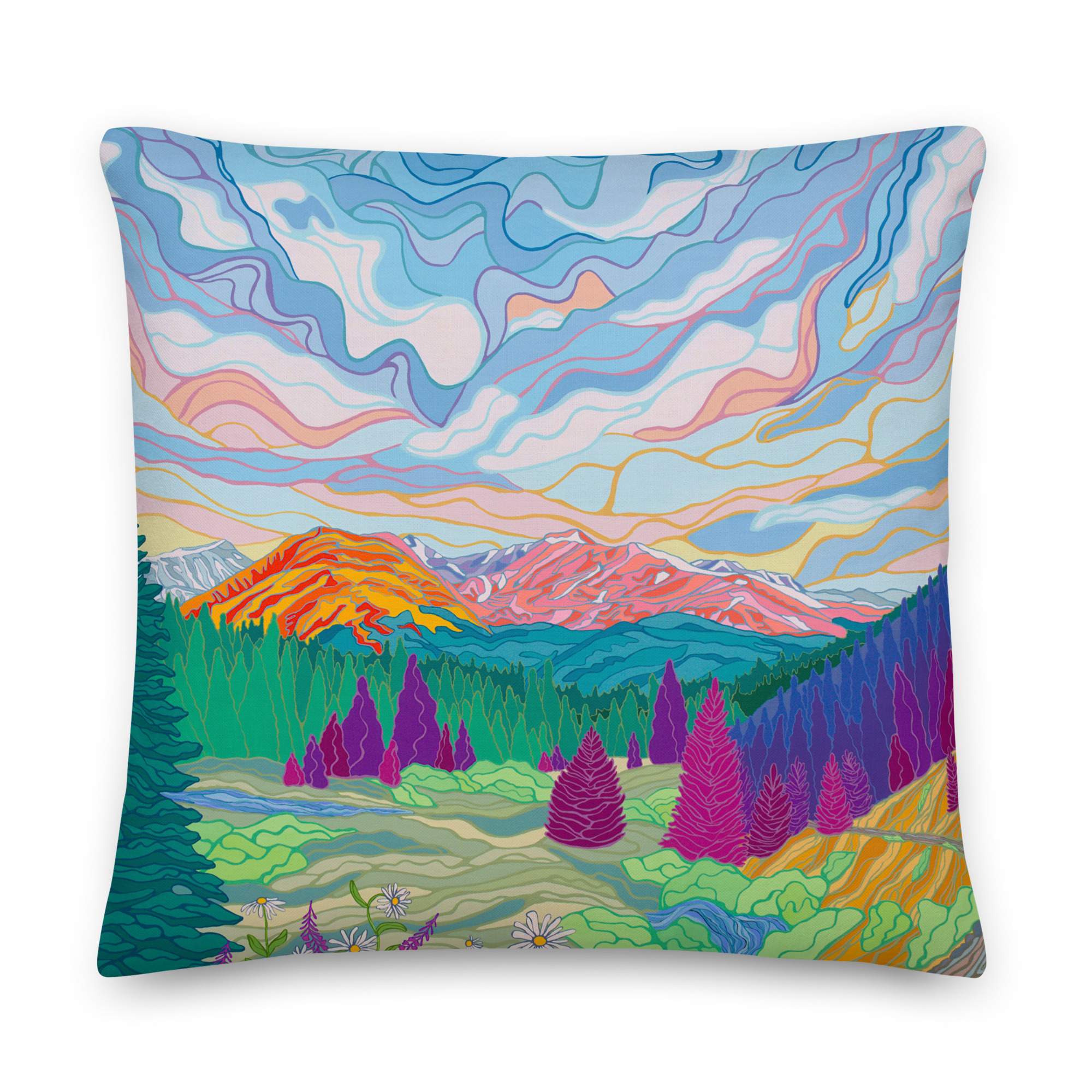 Magic Mountain Pillow