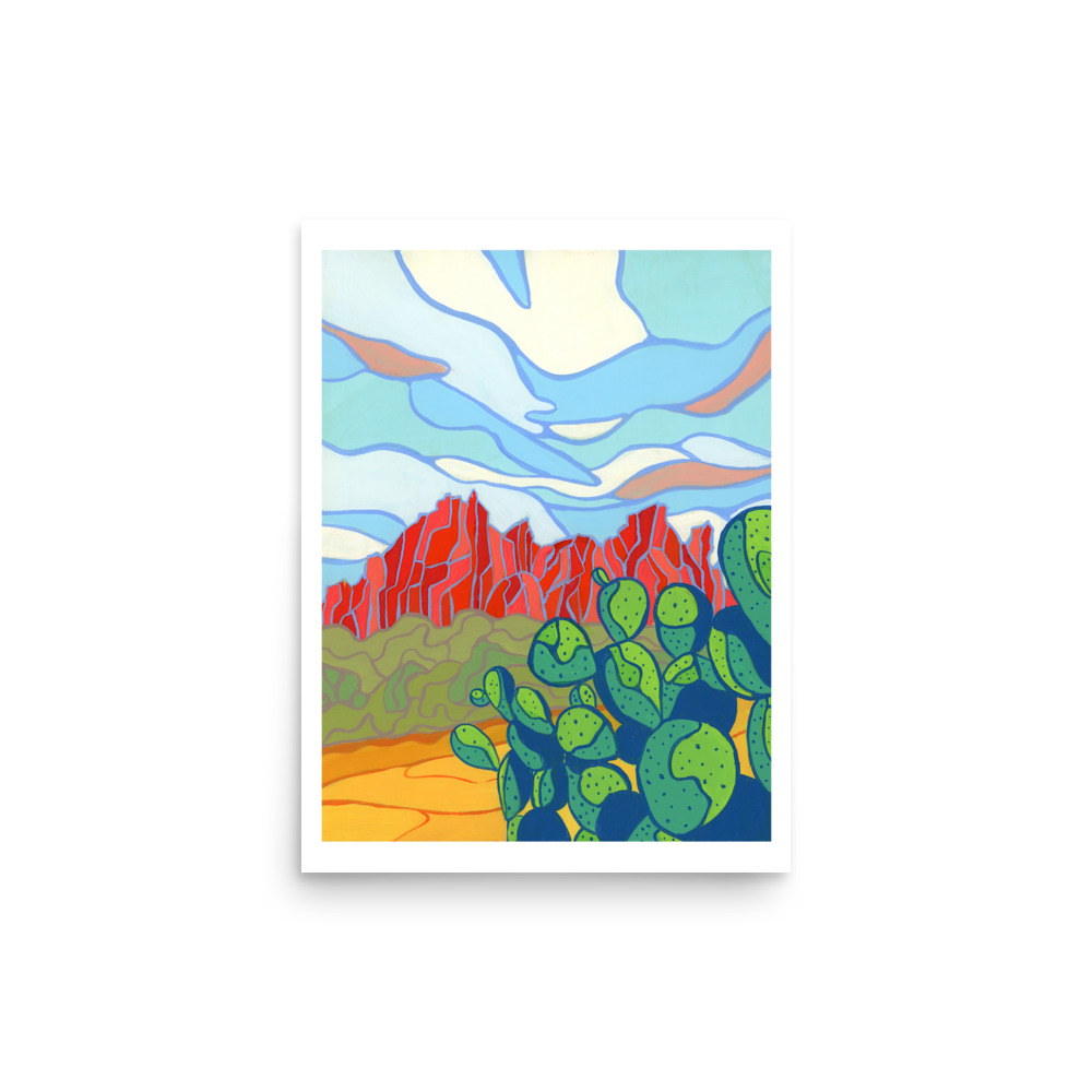 Ragged Top Mountain Print