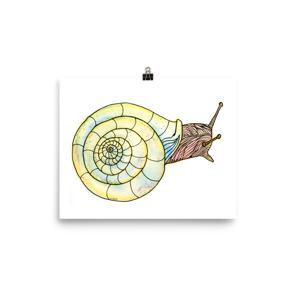 Forest Snail Print
